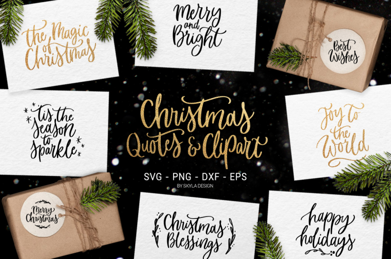 Free Merry Christmas Svg Bundle Quotes Clipart Svg Free Auburn Svg File