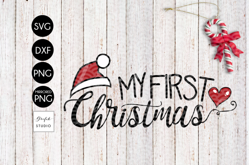 Download Free My First Christmas Cute Christmas Svg File Bundle Crafter File Free Svg Design Created For Cutting Machines Like Cricut Silhouette PSD Mockup Templates