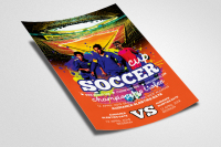 American Football Match Flyer By muhamadiqbalhidayat | TheHungryJPEG