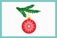 Christmas Ornament Svg Christmas Ball Svg Christmas Ball Iron On Christmas Tree Branch Svg Christmas Iron On Snowflake Svg Girls Svg By Kartcreation Thehungryjpeg Com