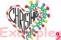 Christmas Heart Embroidery Design Machine Instant Download Commercial Use Digital File Icon Symbol Sign Cute Xmas Ornaments Light Balls Santa S Ball Magic Xmas Love 145b By Hamhamart Thehungryjpeg Com