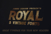 Royal Vintage Style Font By Cruzine Design Thehungryjpeg Com