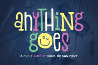Anything Goes Font By Denise Chandler Thehungryjpeg Com
