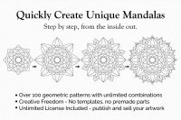 Sacred Geometry Mandala Creator Addon By Vectornomad Thehungryjpeg Com