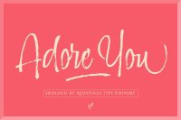 Adore You Family 3 Fonts By Resistenza Type Foundry Thehungryjpeg Com