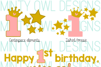 Download Princess Star Birthday Party Svg Cut File Set By Minty Owl Designs Thehungryjpeg Com