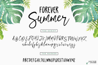 Forever Summer Font Duo By Flycatcher Design Thehungryjpeg Com