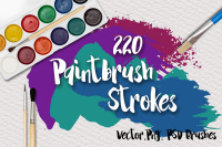 220 Paintbrush Strokes Vector Png Psd Brushes By Shannon Keyser Thehungryjpeg Com