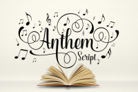 Anthem Script By Graptail Thehungryjpeg Com