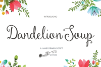 Dandelion Soup Script Extras By Emily Spadoni Thehungryjpeg Com