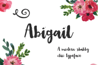 Abigail Brush Script By Emily Spadoni Thehungryjpeg Com