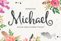Michael Fonts Script By Mysunday Thehungryjpeg Com