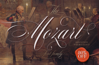 The Mozart Script By Blessed Print Thehungryjpeg Com