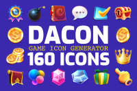 Dacon Game Icon Generator By Weirdstore Thehungryjpeg Com