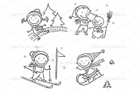 Summer things drawing set By Optimistic Kids Art