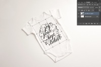 Download Baby Clothes Mockup Psd Yellowimages