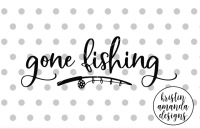 Gone Fishing Font  a fishing line font