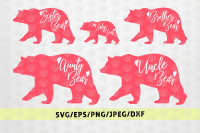 Bear Family Svg Bundle • A Cut File for Cricut and Silhouette