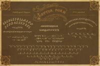 Renaissance Garden Layered Font By Burntilldead Thehungryjpeg Com