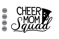 Cheer Mom Squad Svg Cheer Mom Svg Cheer Svg Mom Squad Svg By Cosmosfineart Thehungryjpeg Com