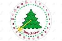 Christmas Tree Advent Christmas Countdown Stencil Design By Bownut S Designs Thehungryjpeg Com