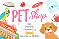 Pet Shop Set By Cartoon Time Thehungryjpeg Com