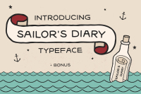 Sailors Diary Sans Tattoo Style Font By Bad Taste Thehungryjpeg Com