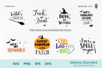 The Mini Halloween Bundle Svg Png Eps Dfx By Design Owl Thehungryjpeg Com