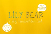 Lily Bear Font Funny Doodles By Godiche Thehungryjpeg Com