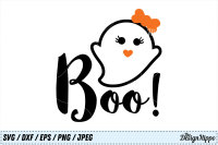 Boo Svg Bow Svg Halloween Svg Ghost Svg Ghouls Svg Png Cut Files By The Design Hippo Thehungryjpeg Com