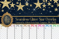 16 Seamless Glitter Star Overlay Transparent Images By ArtInsider