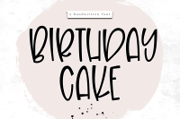 Birthday Cake A Fun Handwritten Font By Ka Designs Thehungryjpeg Com