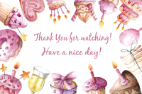 thank you for watching clipart