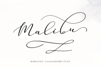 Malibu By Larin Type Co Thehungryjpeg Com