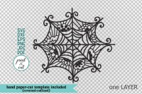 Halloween Spider Web Witch Hat Monogram Bundle Svg Dxf Pdf By Kartcreation Thehungryjpeg Com