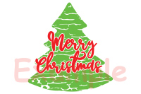 Merry Christmas Tree Svg File Christmas Svg 998s By Hamhamart Thehungryjpeg Com