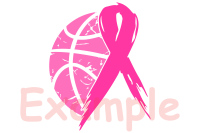 Basketball Tackle Breast Cancer Svg Awareness Ribbon Svg 1023s By Hamhamart Thehungryjpeg Com