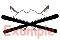 Logo Mountains Ski Side Svg Christmas Clipart Ski Equipment 1062s By Hamhamart Thehungryjpeg Com