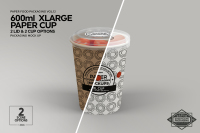 Paper Bowl Mockup Psd