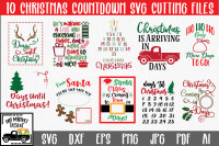 Christmas Svg Bundle With 10 Christmas Countdown Cut Files By Shannon Keyser Thehungryjpeg Com