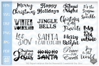 Christmas Sayings Bundle Svg Christmas Sayings Svg Christmas Quotes By Blueberry Hill Art Thehungryjpeg Com