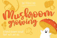 Mushroom Growing Script Font By Tuneuwin Thehungryjpeg Com