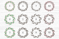 Christmas Wreath Svg Holly Wreath Svg Christmas Svg Xmas By Magicartlab Thehungryjpeg Com