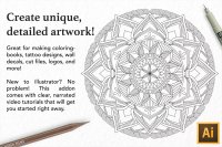 Zentangle Mandala Creator Addon For Illustrator By Vectornomad Thehungryjpeg Com