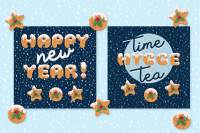 Xmas Cookie Font By Zimages Thehungryjpeg Com