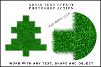 Grass Effect Generator Photoshop Action By Teewinkle Thehungryjpeg Com