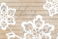 27 White Lace Border Frame Overlay Images A4 Size By