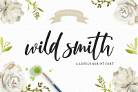 Wild Smith Signature Script By Lucky Type Thehungryjpeg Com