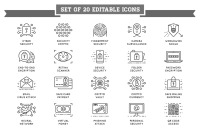 Cyber Security Logos And Icons Set By Ckybe S Store Thehungryjpeg Com