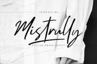 Mistrully Brush Script By Creatype Studio Thehungryjpeg Com